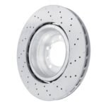 Dynamic Friction 2010-2011 Porsche 911 Left Rear Drilled Hi-Carbon Alloy Geomet Coated Rotor - Image 5