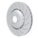 Dynamic Friction 2012-2019 BMW M6 Right Front Drilled Hi-Carbon Alloy Geomet Coated Rotor - Image 3