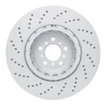 Dynamic Friction 2012-2019 BMW M6 Right Front Drilled Hi-Carbon Alloy Geomet Coated Rotor - Image 2