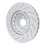 Dynamic Friction 2012-2019 BMW M6 Right Front Drilled Hi-Carbon Alloy Geomet Coated Rotor - Image 5