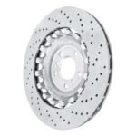 Dynamic Friction 2012-2019 BMW M6 Left Rear Drilled Hi-Carbon Alloy Geomet Coated Rotor - Image 2