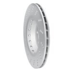Dynamic Friction 2020-2025 BMW X4 Right Rear Drilled Hi-Carbon Alloy Geomet Coated Rotor - Image 5