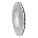 Dynamic Friction 2020-2025 BMW X3 Left Rear Drilled Hi-Carbon Alloy Geomet Coated Rotor - Image 5
