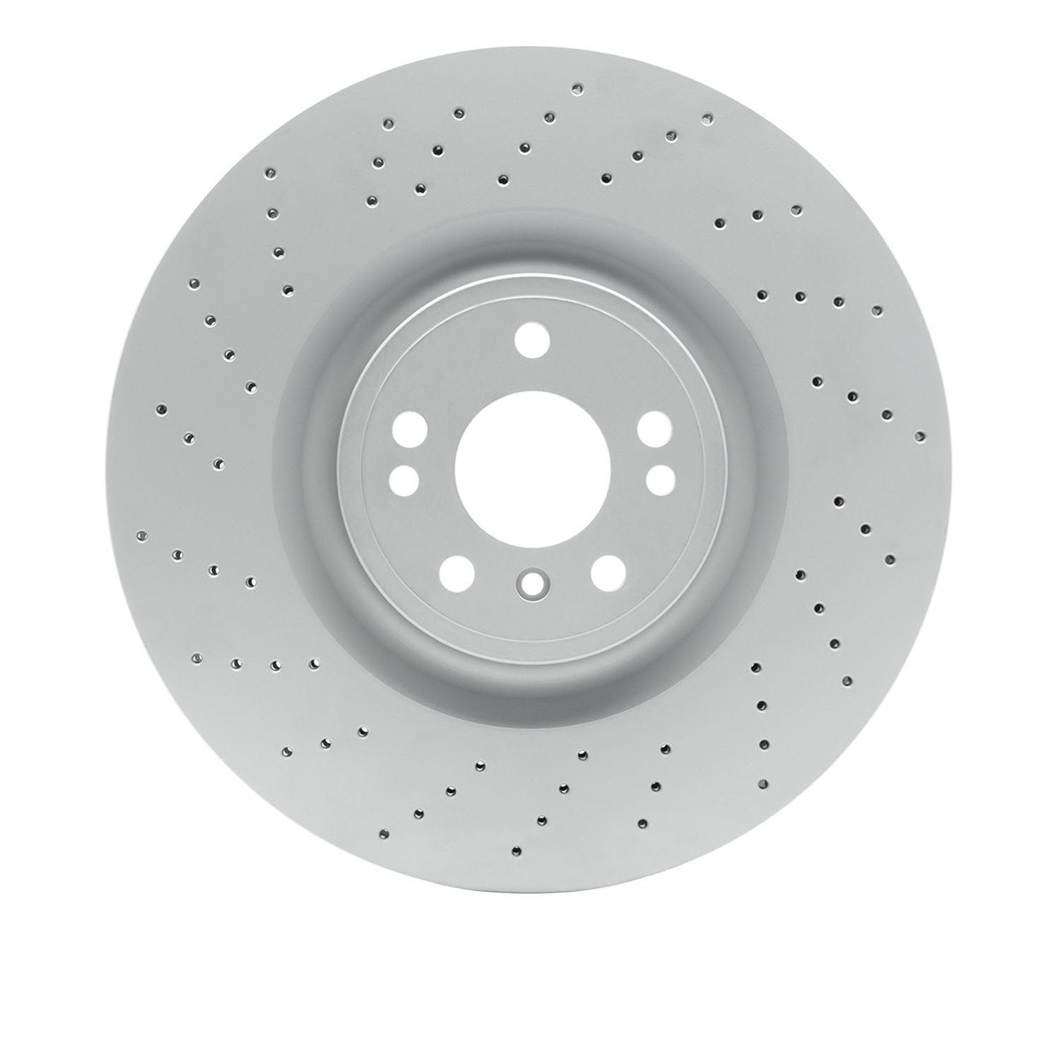 DF_92063145_Fro.jpg Dynamic Friction 2012-2019 Mercedes-Benz GLS550 Front Drilled Hi-Carbon Alloy Geomet Coated Rotor (375x36 Vented) - Image 1