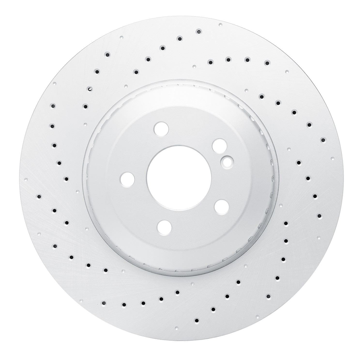 DF_92063196_Fro.jpg Dynamic Friction 2021-2025 Mercedes-Benz S500 Rear Drilled Hi-Carbon Alloy Geomet Coated Rotor (360x26 Vented) - Image 1