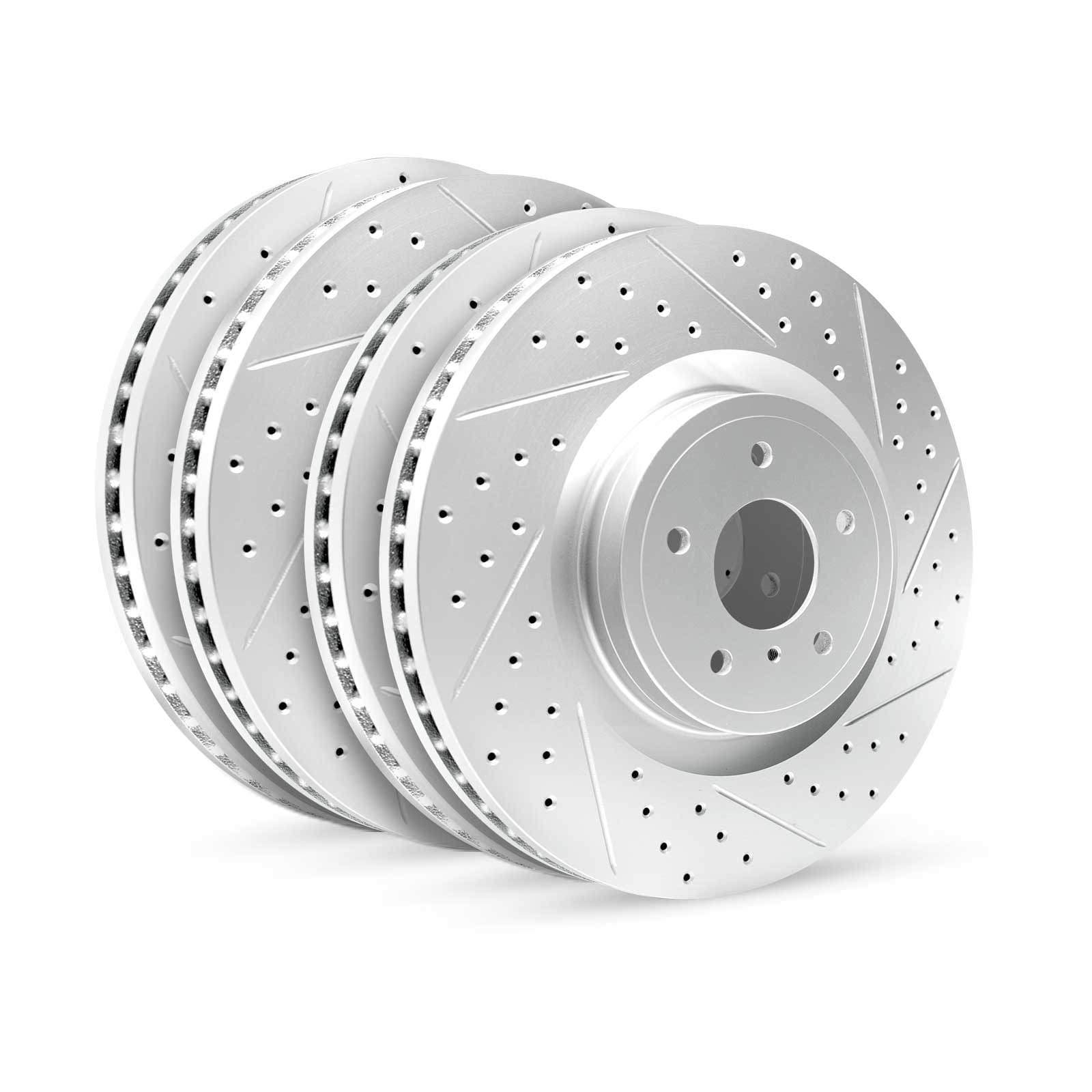 DF_WBPN273047_Kit.jpg R1 Concepts 12-25 Audi A3 Quattro Front & Rear Drilled & Slotted Carbon Coated Brake Rotor Set - Image 1