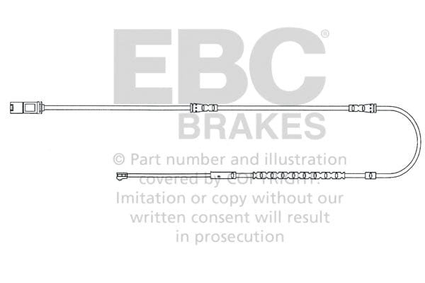 EFA128.jpg EBC 2010-2011 BMW 528 3.0L (F10) Front Wear Leads - Image 1
