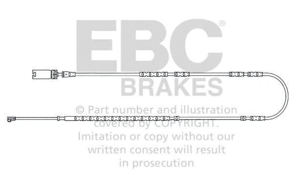 EFA130.jpg EBC 2013-2015 BMW X1 2.0L Turbo (28I) Rear Wear Leads - Image 1