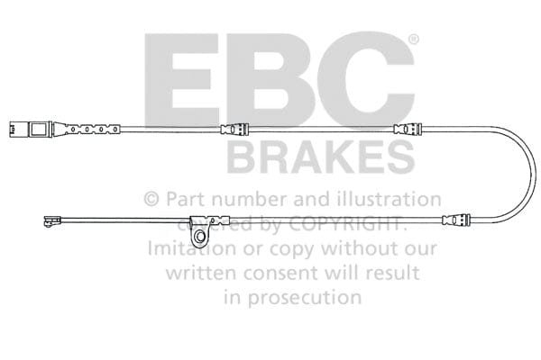 EFA139.jpg EBC 2010-2014 BMW X5 3.0L Turbo Front Wear Leads - Image 1