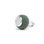 BFI GS2 Heavy Weight Shift Knob - BMW Auto - Style 2 - Emerald Green Alcantara / Machined Finish