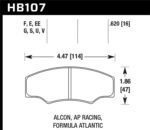 Hawk Corvette Twin Pin DTC-70 Race Brake Pads - Image 2