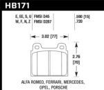 Hawk HP+ Street Brake Pads - Image 2