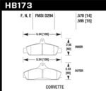 Hawk HP+ Street Brake Pads - Image 2
