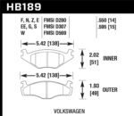 Hawk Performance Ceramic Street Brake Pads - Image 2