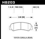 Hawk HP+ Street Brake Pads - Image 2