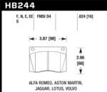 Hawk Audii 5000 S Turbo/4000CS Quattro/Coupe GT / Volkswagen Golf/Jetta/Passat  Race Front Bra - Image 2