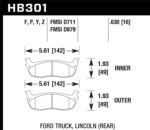 Hawk Performance Ceramic Street Brake Pads - Image 2