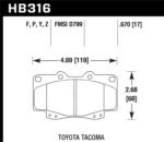 Hawk Super Duty Street Brake Pads - Image 2