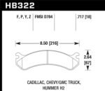 Hawk Chevy / GMC Truck / Hummer HPS Street Front Brake Pads - Image 2