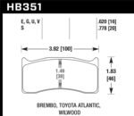 Hawk Blue 9012 Brake Pads Volkswagon - Image 2
