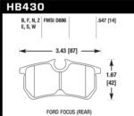 Hawk Performance Ceramic Street Brake Pads - Image 2