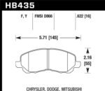 Hawk 00-05 Eclipse GT LTS Street Front Brake Pads - Image 2