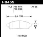 Hawk Performance Ceramic Street Brake Pads - Image 2