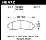 Hawk LTS Street Brake Pads - Image 2