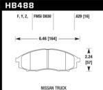 Hawk Performance Ceramic Street Brake Pads - Image 3