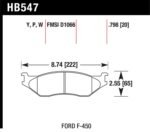 Hawk BMW 135i DTC-30 Race Front Brake Pads - Image 2