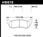 Hawk Performance Ceramic Street Brake Pads - Image 2