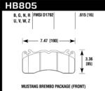 Hawk 15-17 BMW M4 DTC-30 Front Race Pads - Image 2