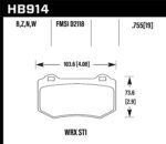 Hawk 2009-2014 Audi A4 DTC-30 Rear Brake Pads - Image 2