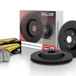 Hawk Talon 2004 Audi S4 Cross Drilled & Slotted Rotors w/ Hawk Ceramic Pads (Rear)