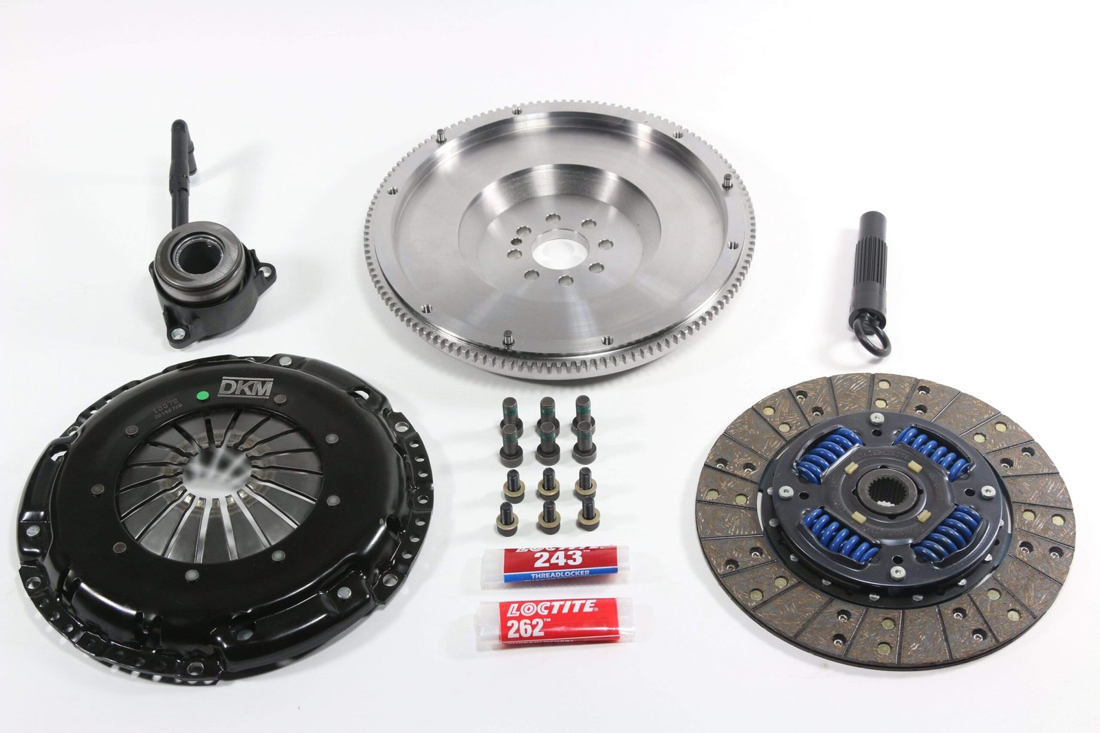 MB-whole-kit_1cee3ec5-6b4d-4ea1-b1bb-d60942ffe109.jpg DKM Stage 2 MB Clutch and Flywheel Kit - VW/Audi / MK4 / Golf / Jetta / New Beetle / B3/B4 Passat / Corrado G60 / MK1 TT - Image 1