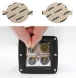 Lamin-X Mercedes E-Class Sedan (10-13) Round Fog Light Covers - Image 3
