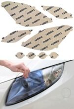 Lamin-X Mercedes E-Class Coupe (10-13) Headlight Covers with Round Fogs - Image 5