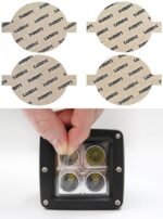 Lamin-X Mercedes E-Class Coupe (10-13) Round Fog Light Covers - Image 3