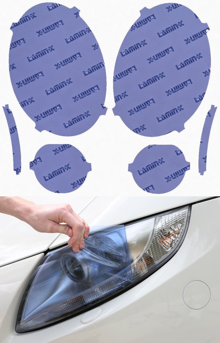 MN013B.jpg Lamin-X Mini Cooper (14- ) Headlight Covers - Image 1