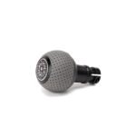 BFI GS2 Heavy Weight Shift Knob - Porsche 991+/981+ Manual - Graphite Gray Air Leather / Black Anodized