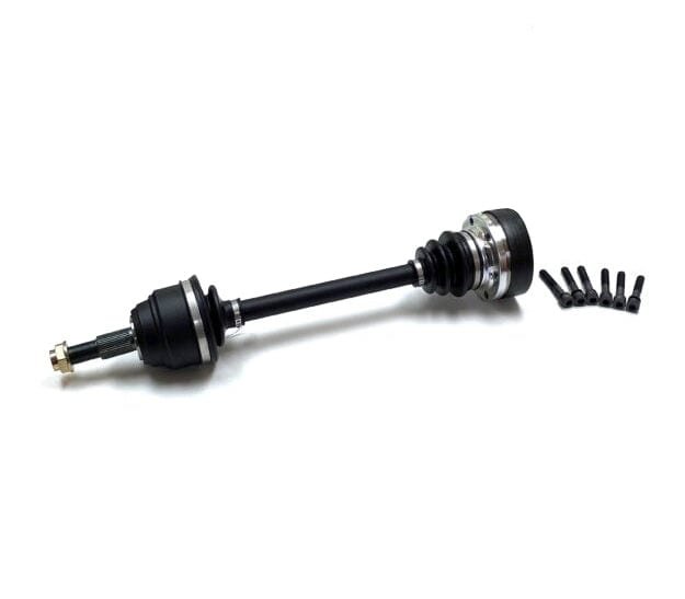 RA2296X2-V2.jpg Driveshaft Shop Factory 02M 6-Speed X2 650hp Rated (Left) Axle with 2pc Outer CV - VW / Mk4 / Golf / Jetta / GTI - Image 1