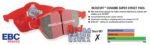 EBC 2018 Audi TT Quattro Redstuff Rear Brake Pads - Image 3