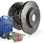 EBC S10 Kits Greenstuff Pads & GD Rotors (Front 286x22mm)