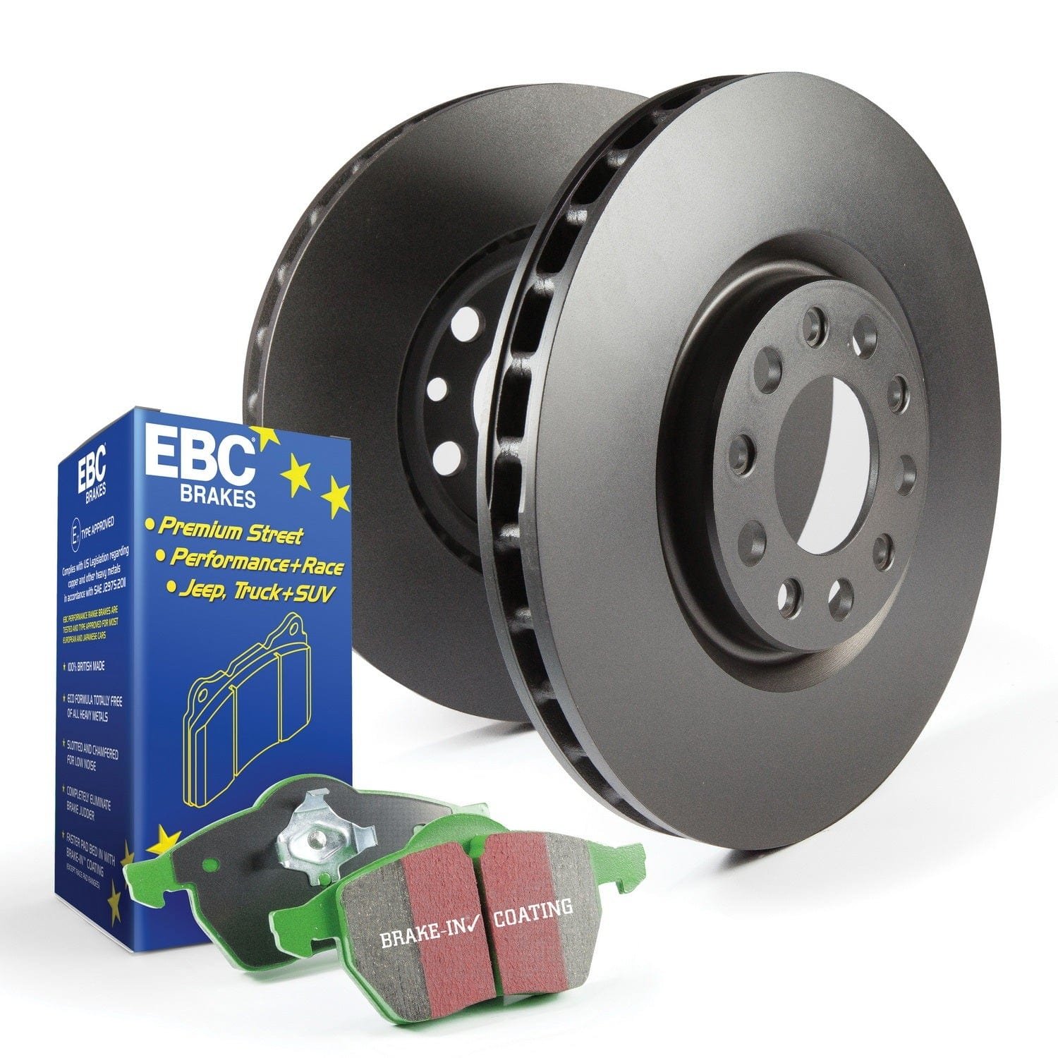 S11K_8345a205-f932-48f9-a2aa-8292e806b5c0.jpg EBC S11 Kits Greenstuff Pads & RK Rotors (Front 288x25mm) - Image 1