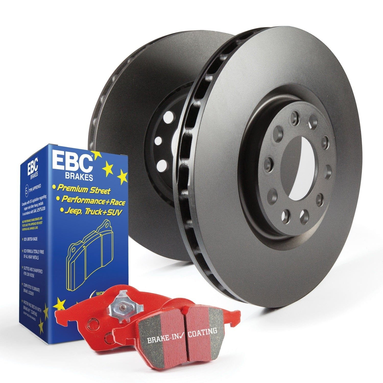 S12K_7155d124-1165-410d-853b-b3c13582721b.jpg EBC S12 Kits Redstuff Pads & RK Rotors (Front 350x34mm) - Image 1