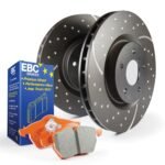 EBC S8 Kits Orangestuff Pads & GD Rotors (Rear 345x20mm)