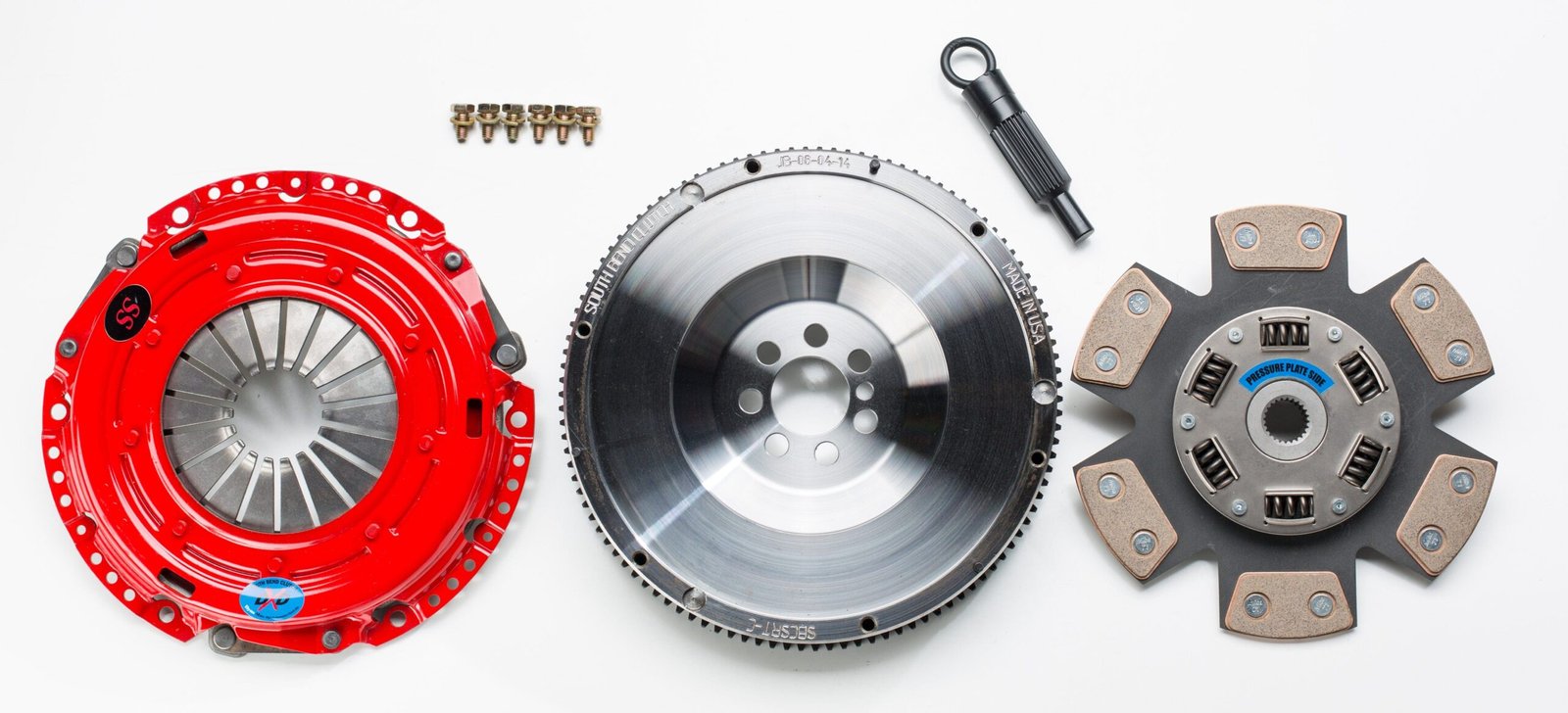 SBCSRTC-SS-DXD-B.jpg South Bend Clutch 08-09 Dodge Caliber SRT4 2.4L Stg 3 Drag Clutch Kit (w/ FW) - Image 1