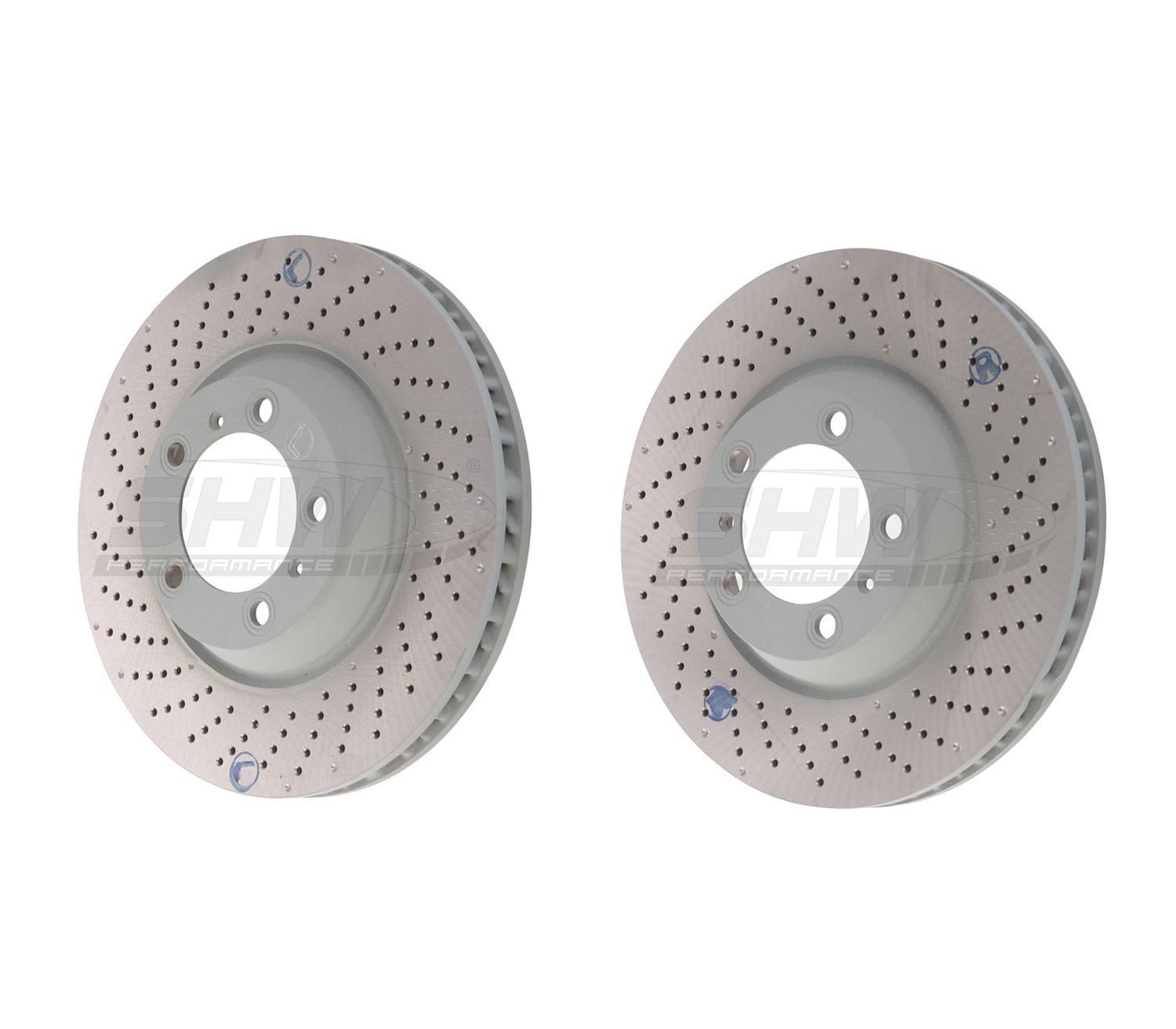 SHW_Cross-Drilled_Monobloc_Round_63b23b0c-0a60-43dd-86a5-3d50ed008eb8.jpg SHW Performance Rear Cross-Drilled MB Brake Rotor Kit (330x28) - Porsche / 911 / Carrera 4 / Targa 4 / S / GTS / 3.0L / 3.8L - Image 1