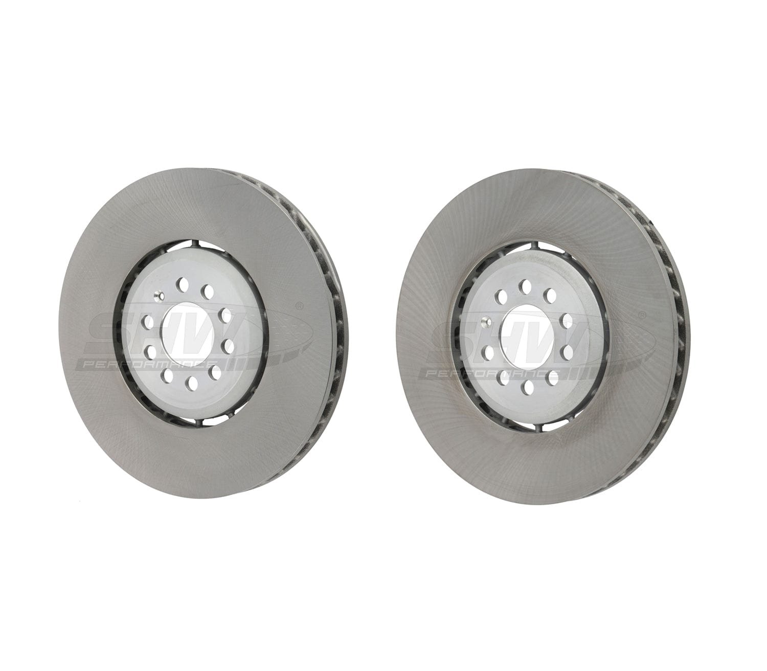 SHW_Smooth_Lightweight_Round.jpg SHW Performance Front Smooth Lightweight Brake Rotor Kit (334x32) - Audi TT Quattro 3.2L (04-06) - Image 1