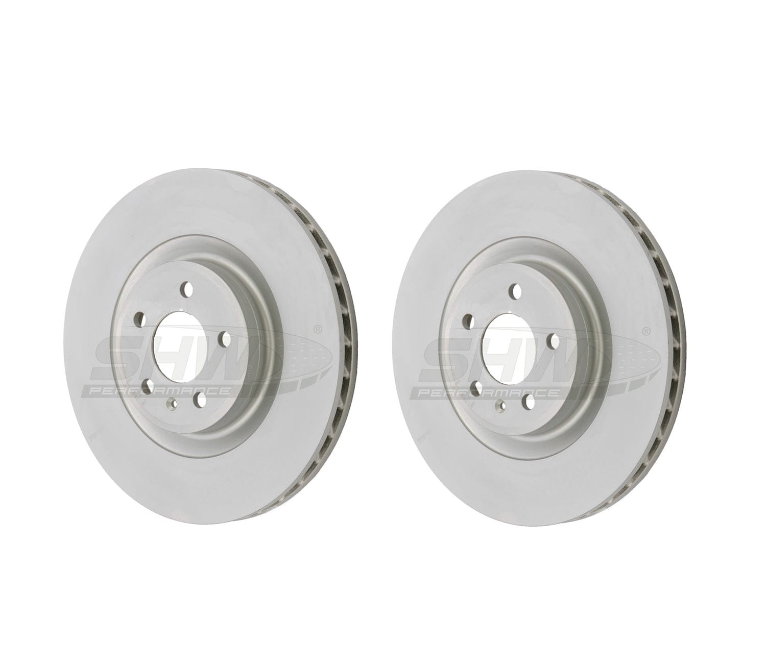 SHW_Smooth_Monobloc_Round_ce157e7f-b51c-4cf2-b926-9d98a6779b84.jpg SHW Performance Front Smooth Monobloc Brake Rotor Kit (325x28) - BMW M3 3.2L (01-06) - Image 1